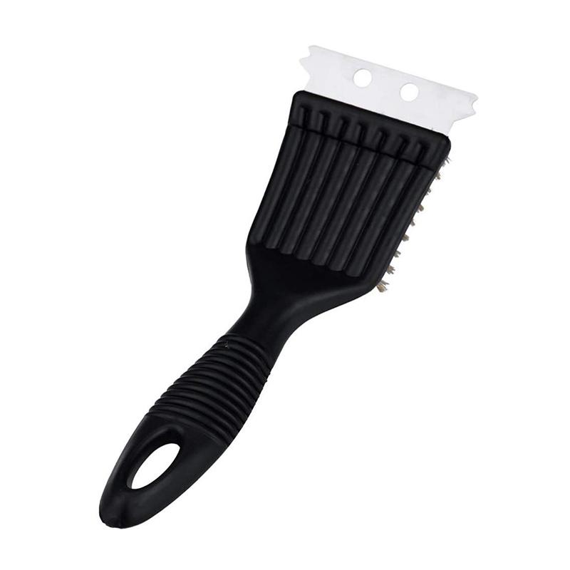 Stainless Steel Wire Cleaning Brush Barbecue Grill Brush Non-stick BBQ Brush Outdoor Home BBQ Accessories Tools