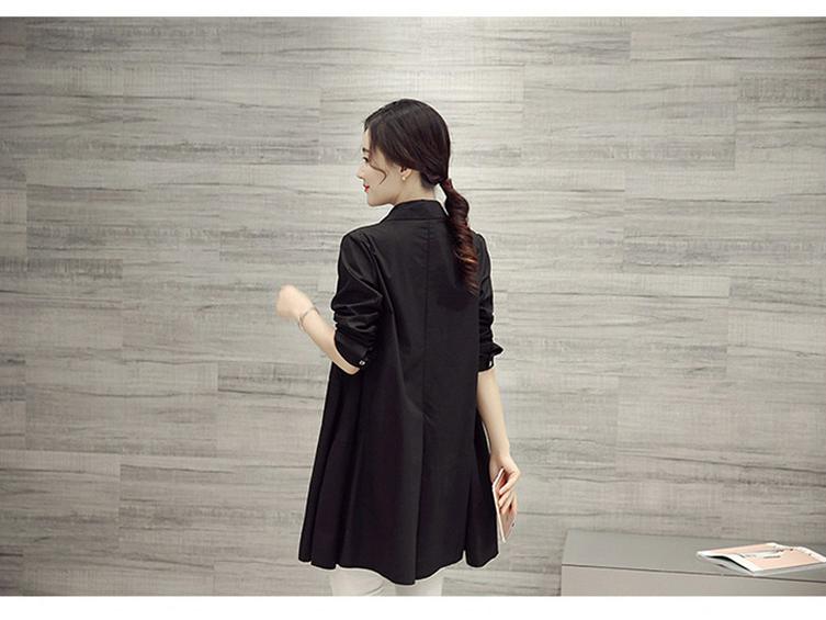 Women's 2025 Spring/Summer Loose-Fit Long Sleeve White Shirt: Trendy Korean Style, Versatile Oversized Design