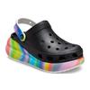 Crocs Classic Crush Clog Spray Dye Unisex Sneakers Black Multi 208057-0C4