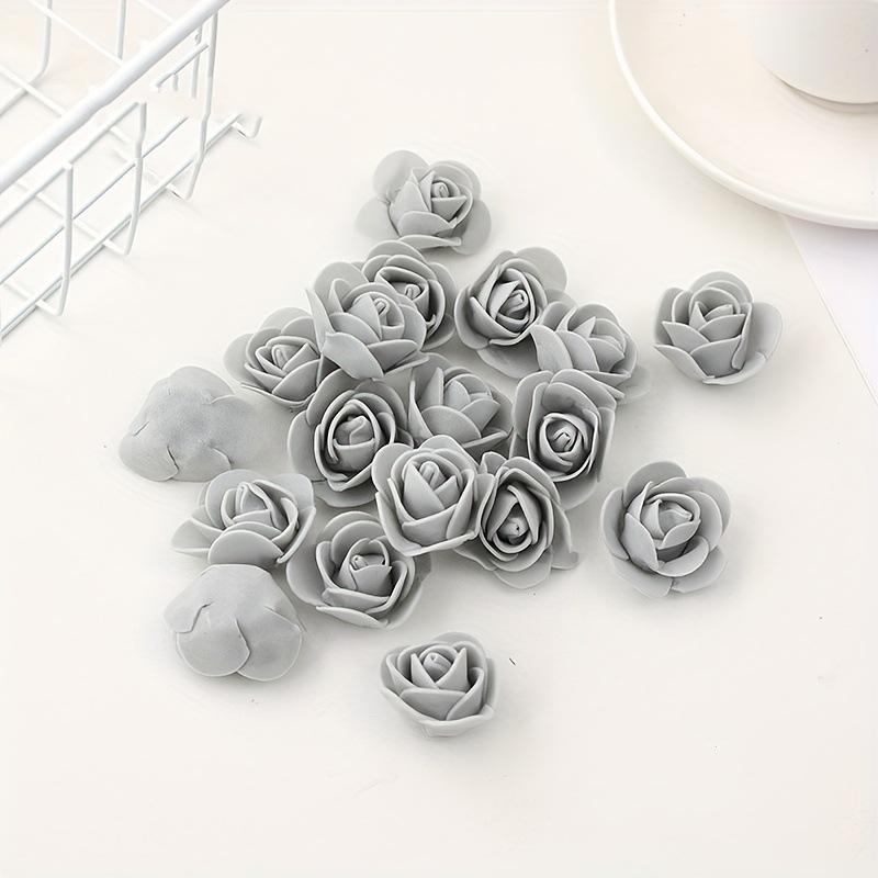 3.5CM Foam Rose Flower Heads for DIY Crafts and Wreath Decoration
