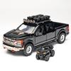 1/24 Scale Ford Raptor Pickup F-150 Alloy Car Model Simulation Off-Road Vehicle, Boy Gift, Sound and Light Children's Toy Ornaments