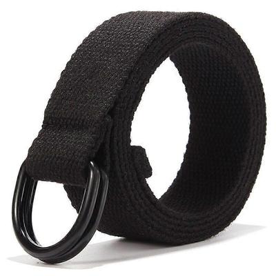 Store Størrelser 110 120 130 140 150 160cm Mænd Kvinder Unisex Lærredsrem Udendørs Militær Taktisk Taljebælte til Jeans Taljebånd BukserBælter