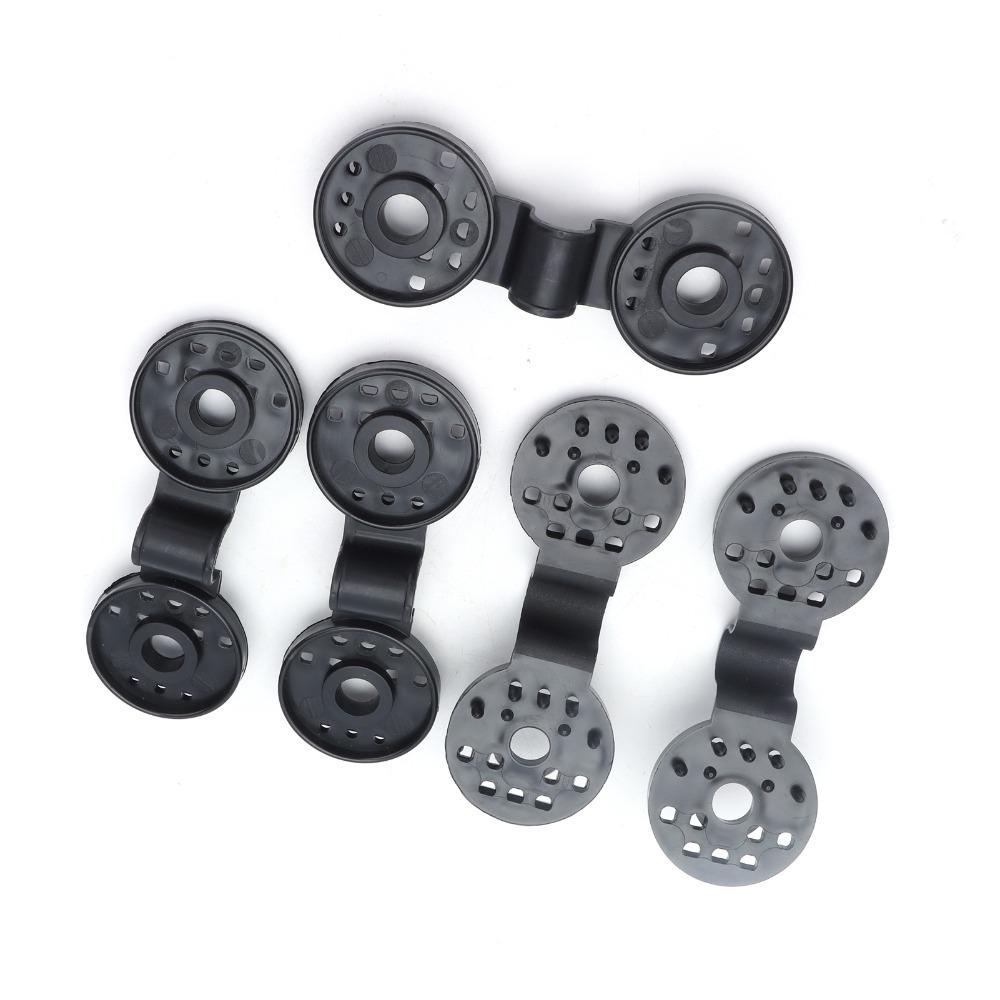 20Pcs Black Plastic Shade Net Clips Garden plant trellis net installation
