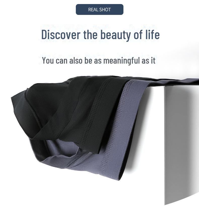 Pánské antibakteriální prodyšné kalhotky s nízkým střihem a kapsou ve tvaru U