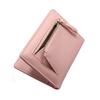 Women's Simple Letter Bifold Short Wallet Thin Solid Color Versatile Credit Card Holder Casual Fashionable Clutch