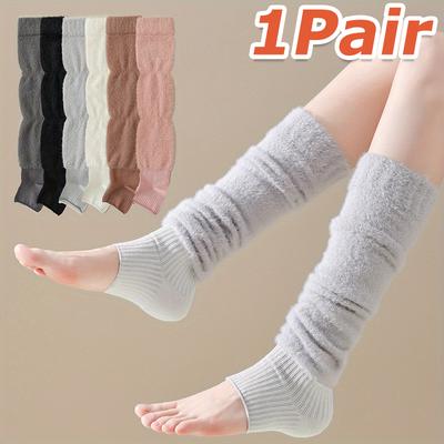 1Pair Comfortable Stage Soft Indoor Lightweight Daily Warmth Wool Pile Socks
