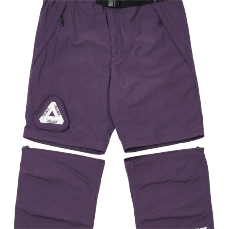 Palace Zip Off Bottoms Purple Men Bottoms P22JG045