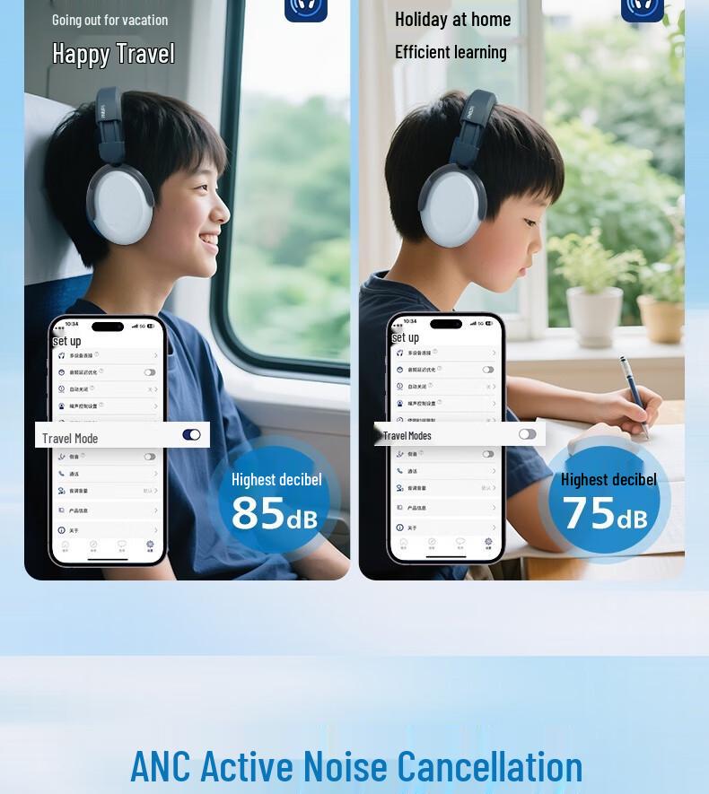 Philips TAK5500 Children's Bluetooth Over-Ear Learning Headphones