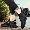 Men's shoes 2025 summer new mesh shoes breathable versatile casual shoes fashion wear-resistant non-slip sports platform tide shoes