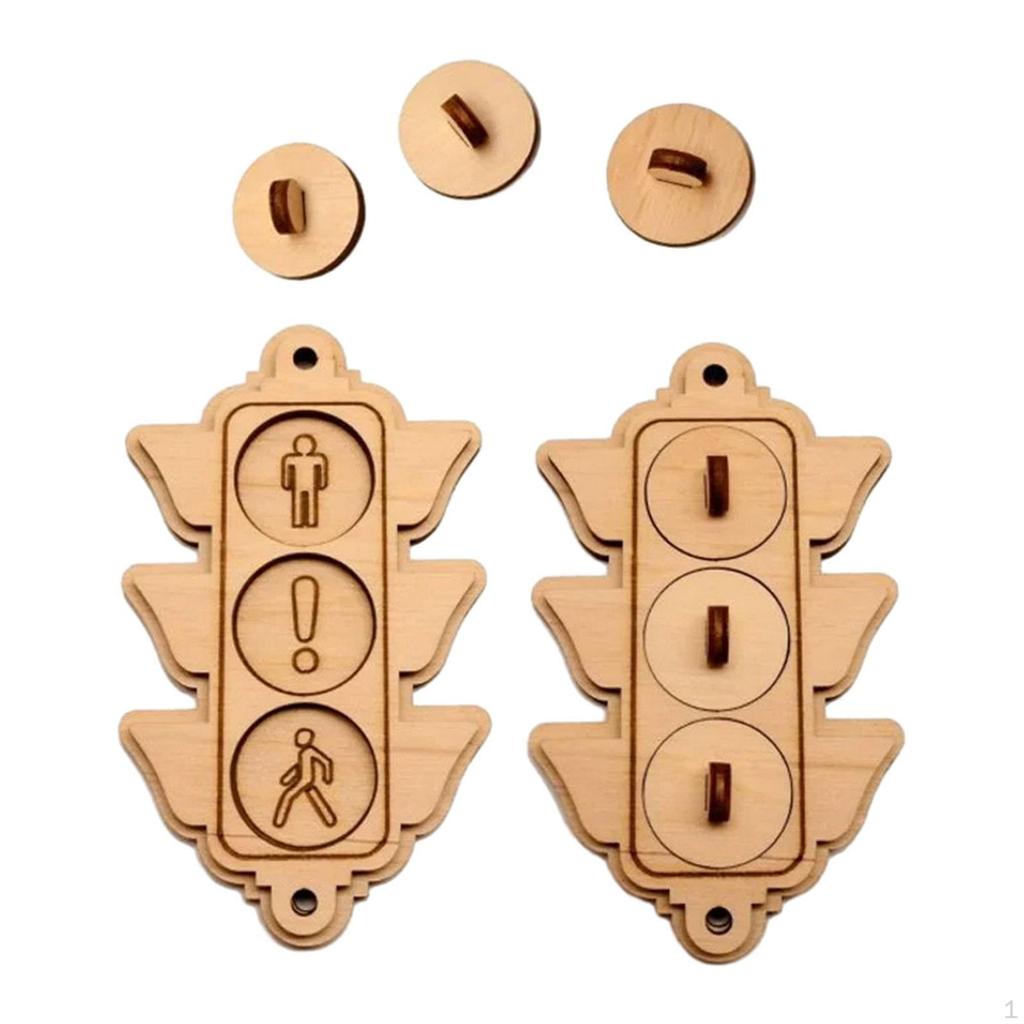 Busy Board Accessories Wooden Sensory Toys Teaching Aids Basic Skill Early Education