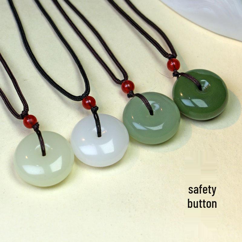 Outer Mongolia Hetian Jade Imitation Jasper Pendant