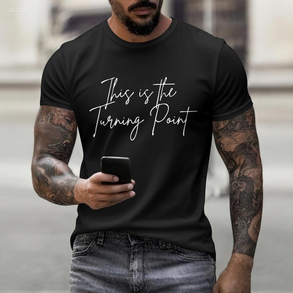 Fashion Round Neck Raglan Short Sleeve Workwear Printed Tops Ladies Summer Tops