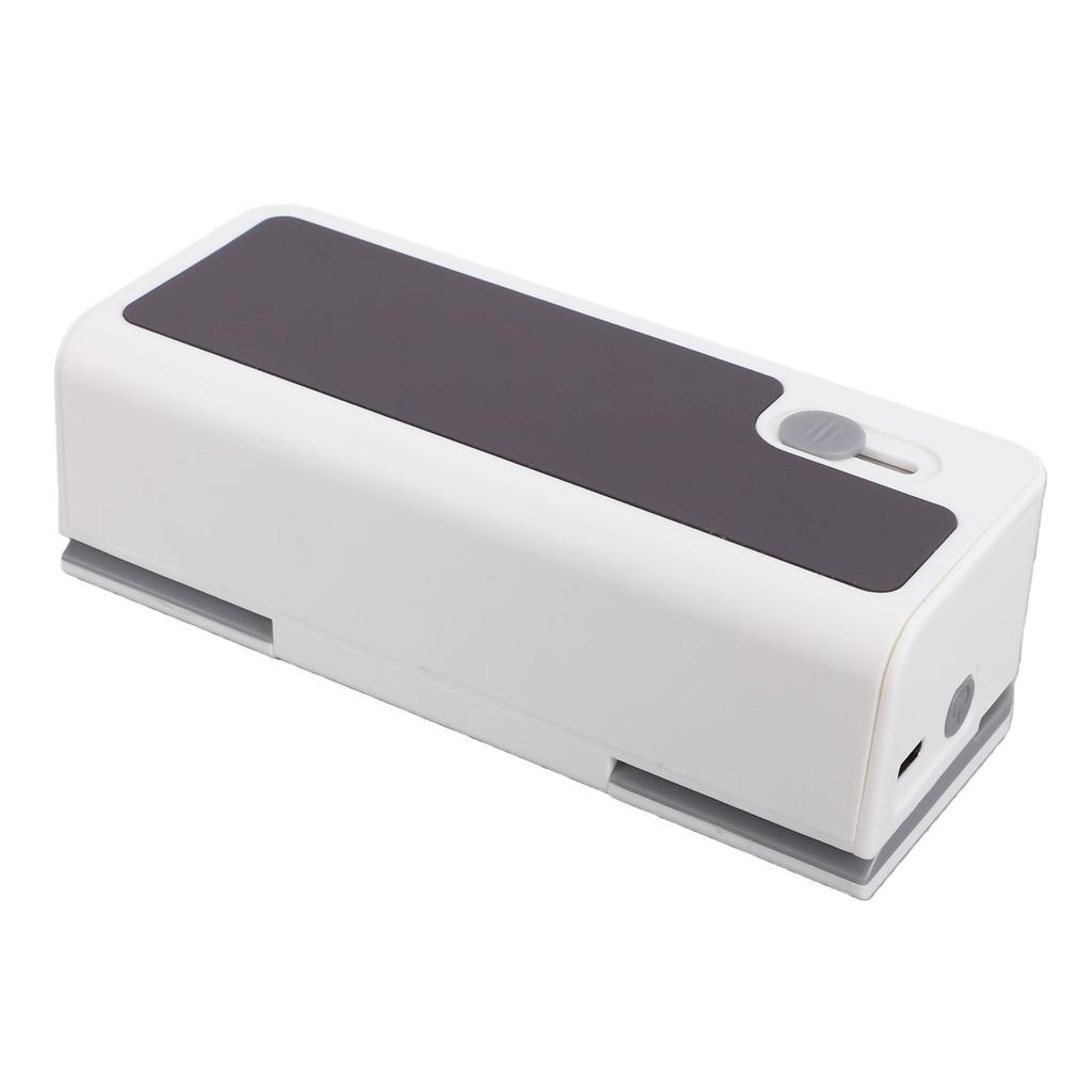 Mini Bag Sealer 1800mAh Rechargeable 8 Adjustable Temperature LED Display Portable Bag Sealer for Snack Food White