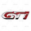 Car GT Line 3D Metal Chrome Zinc Alloy Emblem Car Badge Body Fender Adhesive Emblem for Peugeot GT RCZ 308 508 3008 5008