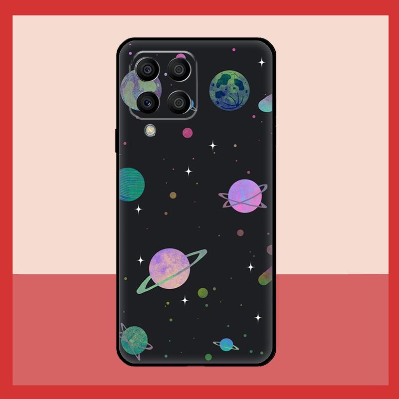 Outer Space Planet Stars Moon Case For Samsung Galaxy M11 M31 M14 M34 M54 M12 M32 M52 M15 M13 M06 M16 M36 M56 M53 M35 M55