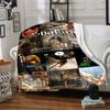 Shakira Poster Print Flannel Blanket High Quality Warm Comfortable Cover for All Seasons Perfect for Gifts Home Decor