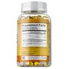 Natural Vitamin D3+K2 Capsules, Containing Organic Coconut Oil, Beneficial for Bone and Teeth Health.