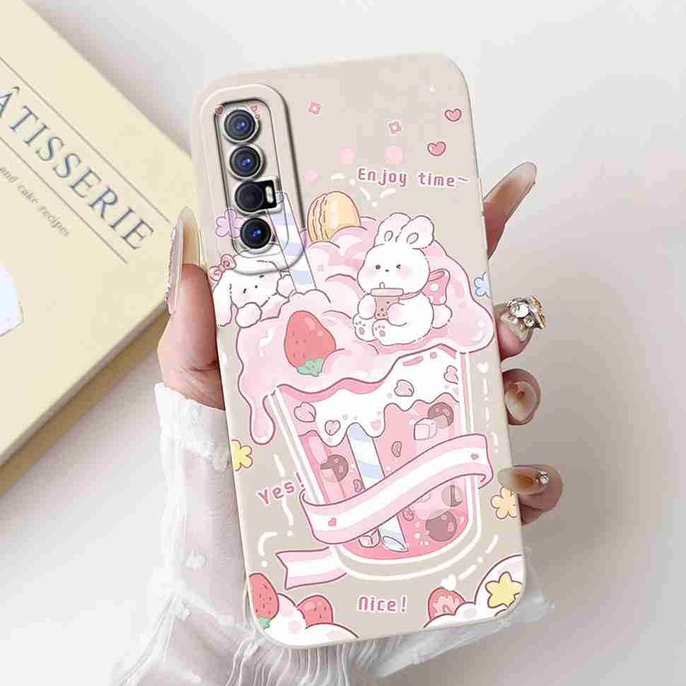 New Design Case For Oppo Reno3 Pro 5G CPH2009 Protective Silicone Soft TPU For Oppo Reno 3 Reno3 Pro 5G Phone Cover Shell Case