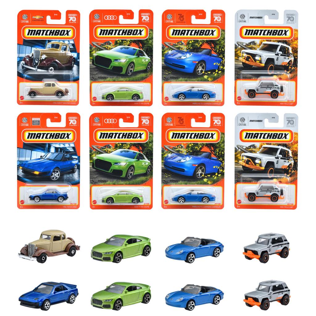 Mattel Matchbox Basic Car Assortment [Box of 24 Mini Cars] [Ages 3 and Up] 980U-30782