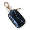 Krokodilleder Krokodil Smart Key Case Mitternacht Hergestellt aus echtem Leder für Männer und JRA Geschenk [CLW Works] Blau. Japan. Geldbörse, Blau, Damen.