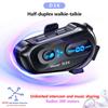D3X Motorcycle Bluetooth Intercom IP56 Waterproof 22H Battery 600m Range Music Share