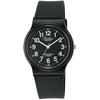 Q&Q Analog Watch 10 ATM Water Resistant with Urethane Band VP46-854 Black