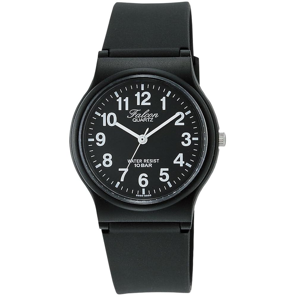 Q&Q Analog Watch 10 ATM Water Resistant with Urethane Band VP46-854 Black
