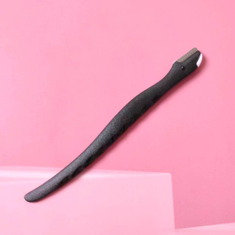 

Портативная безопасная бритва для бровей для начинающих - Дизайн с маленькой ручкой в виде морского конька