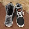 Leather Martin Boots Men's Autumn High-top Men's Boots Autumn and Winter Velvet Tooling Trendy Boots Men's Straw Bottom