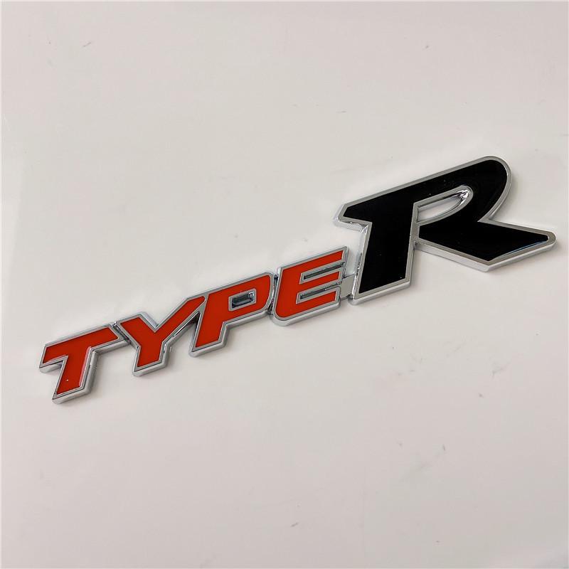 Modifikované kovové samolepky na auto: Logo TYPER pro Civic, Fit, Crider, Spirior, XRV, Vezel