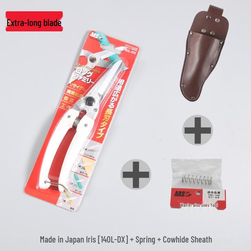 Japan 140DX Floral & Gardening Scissors: Imported Pruning Shears for Flowers, Fruits & Trees