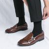 Large Size Monk Shoes Autumn Men Being Leather Shoes Double Buckle Groom Wedding Wedding Shoes