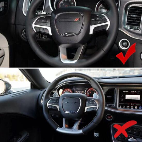 Aluminum Steering Wheel Shift Paddle Extended Shifter Trim for Challenger 15-19