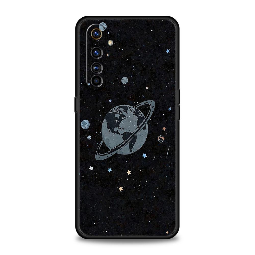 Starlit Sky Planet Space Art Case For Realme 12 11 10 9 8 5G 7 6 GT5 GT3 GT2 Pro Plus C21 C11 C25 C35 GT Neo 2 3 3T 5 Cover