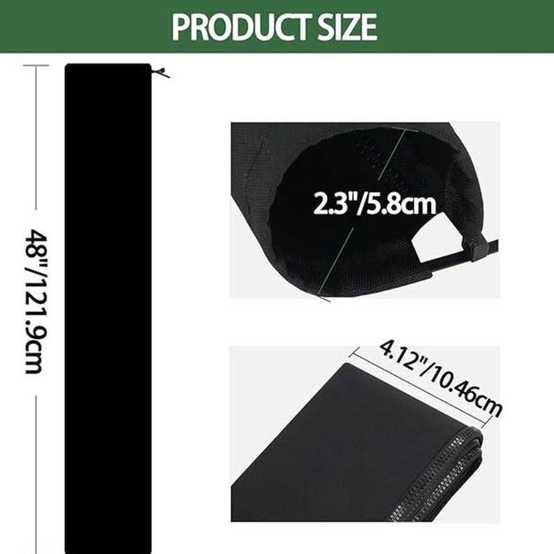 Boats Zippered Rigging Sleeve Quick Install Zippers Cable Sleeve Trolling Motor Cable Organizers for Easy Wire Protections