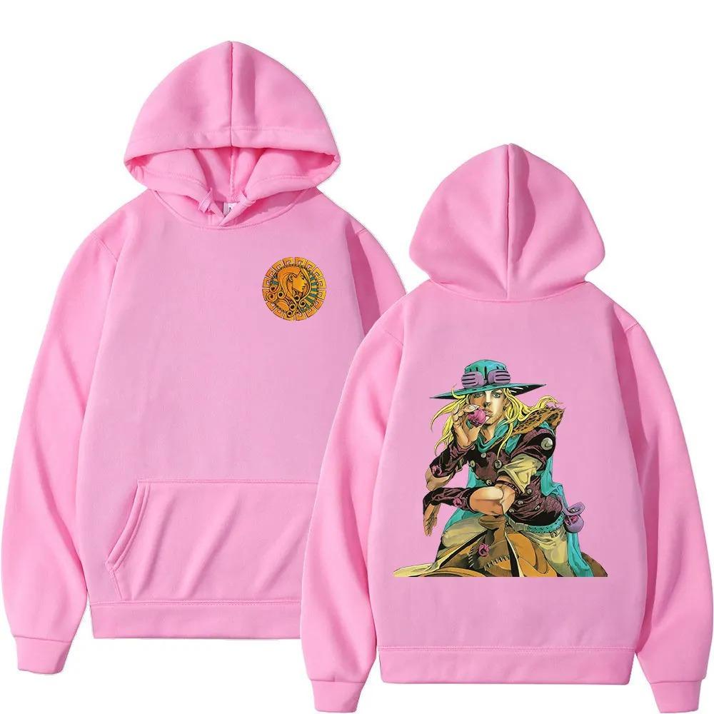 Anime Estivo 2026 JoJo Bizarre Adventure STEEL BALL RUN Diego Brando Felpe Abbigliamento Unisex Felpe con Cappuccio alla Moda Felpe con Cappuccio a Manica Lunga