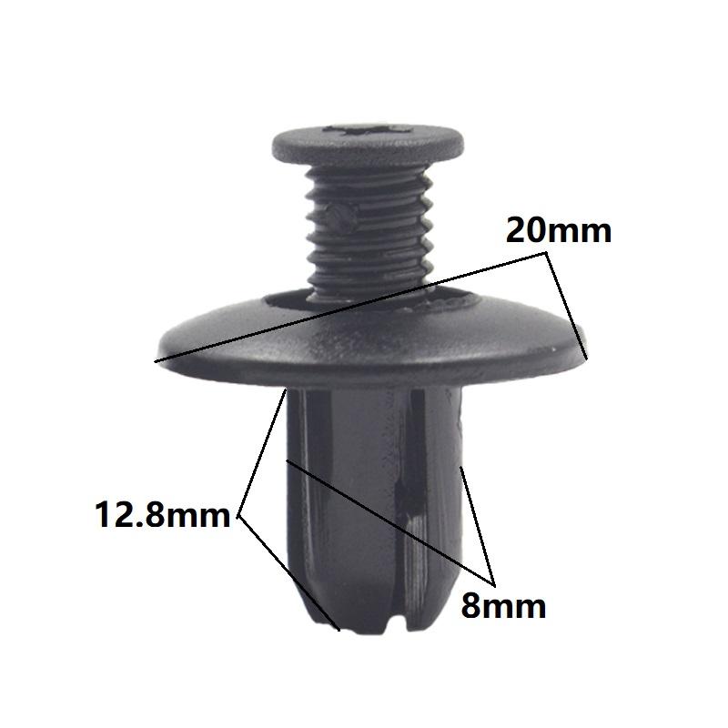 Kkjoy Plastic Car Rivet Clips Mixed Fasteners Trim Panel Accessories Suit for Various Cars