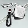 Wuling Bingo Airev Transparent Car Key Cover - Full Protective Case with Buckle, Clear Sky New Model