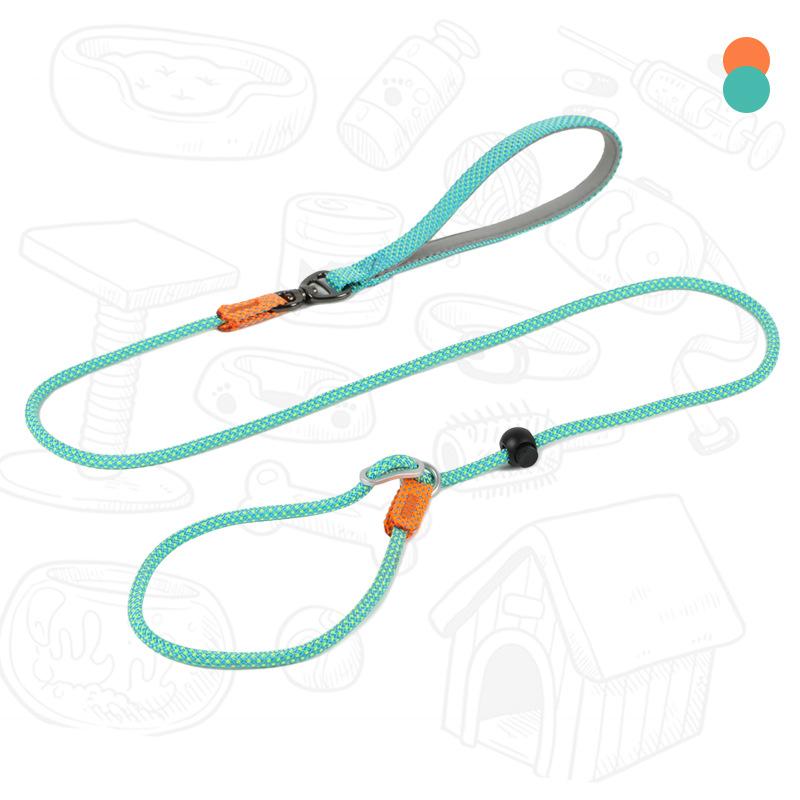 Dog Rope Traction Rope Small Dog Puppy Competition Grade P Rope Pet Dog Training P Chain Medium and Large Dog Explosion-proof Dog Walking Rope