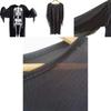 Silky And Textured Halloween Skeleton Ghost Cosplay Costume Set