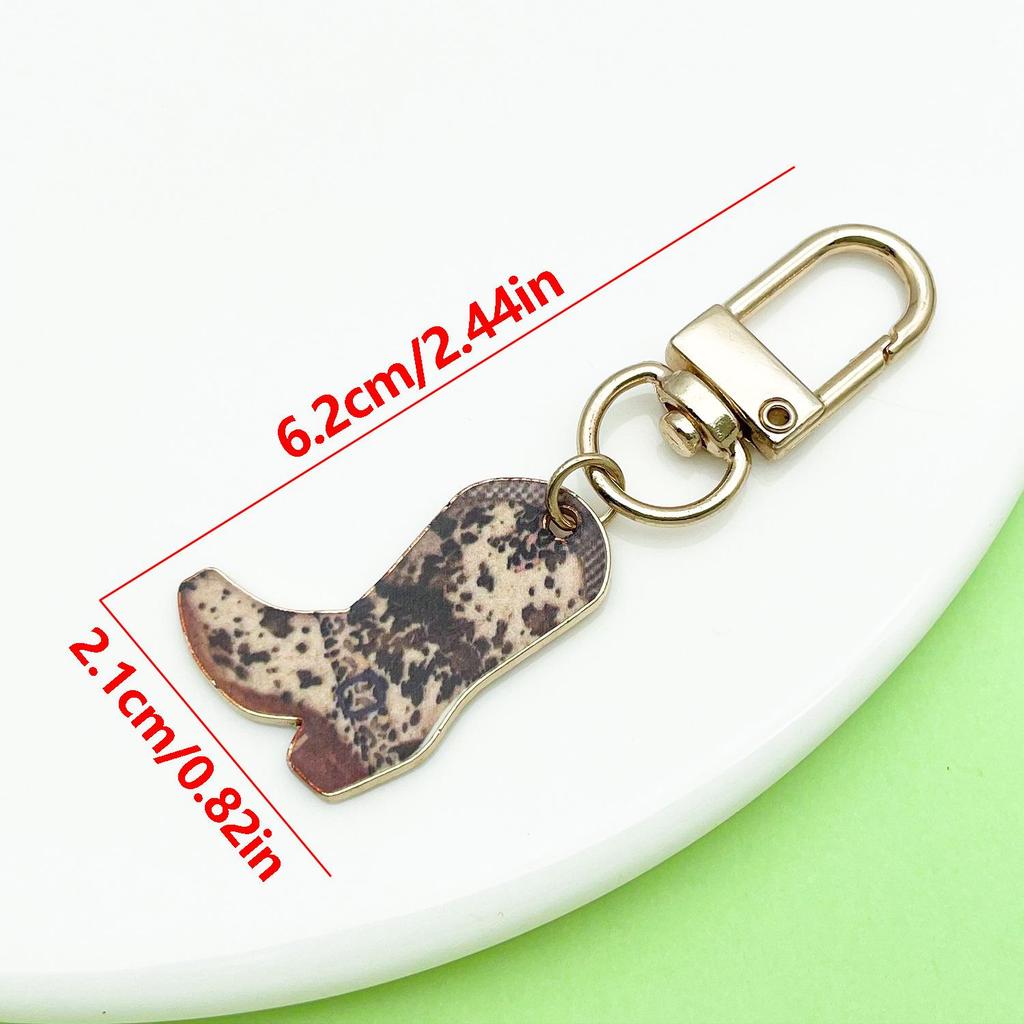 Retro Alloy Denim Boots Keychains & Charms: Unique Women's Accessories