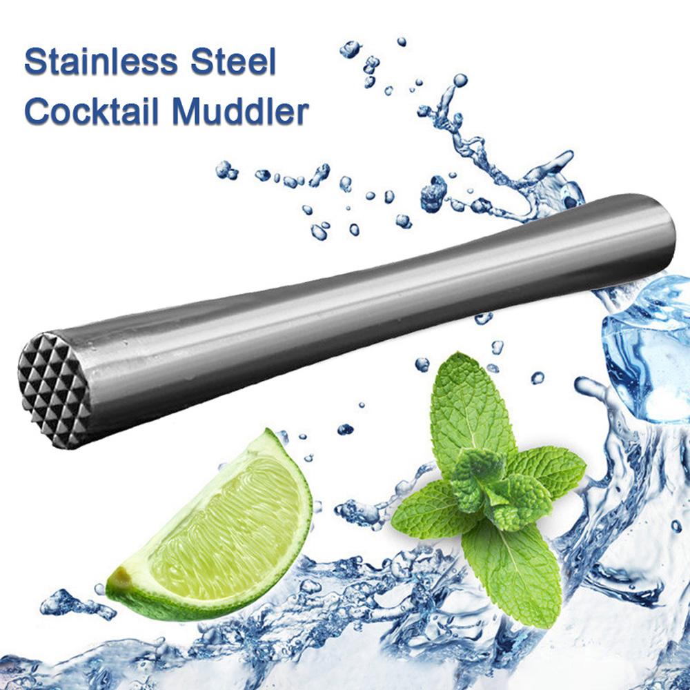 

Steel Stirrer Crushed Ice Crusher Crushing Hammer Wine Mixing Stick Cocktail Muddler Bar Tool