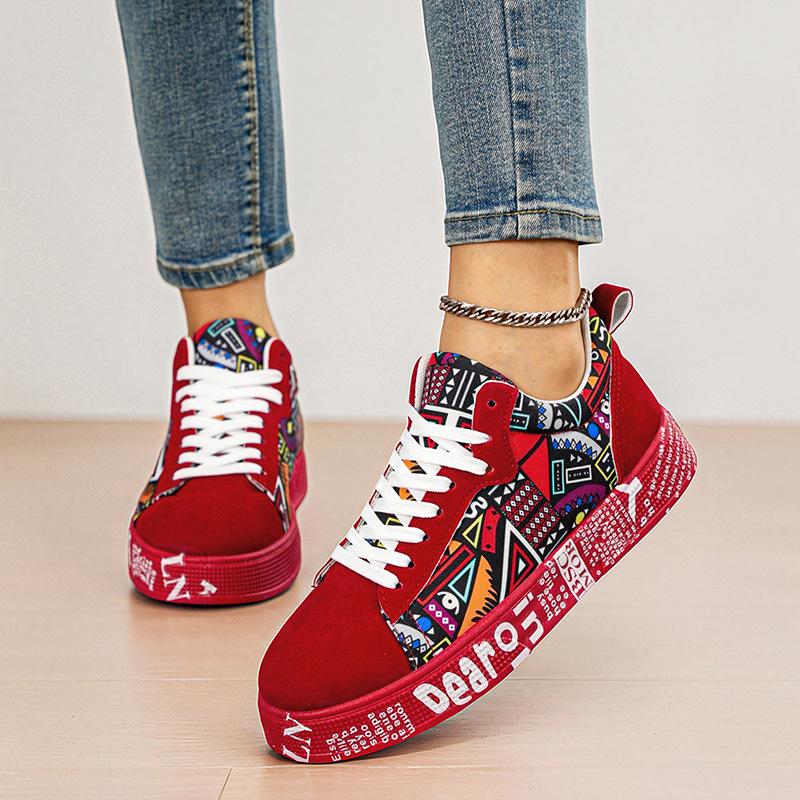 Women's Large Size Sneakers, Fashion Casual Low Top Skate Shoes, All Season Versatile Soft Sole Casual Athletic Shoes for Women