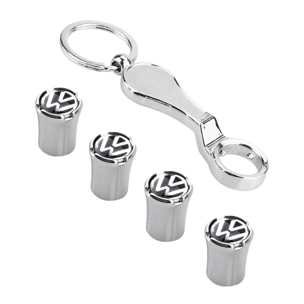 VW GTI GOLF 2026 Hot For VW VOLKSWAGEN Car Tire Valve Caps Wheel Covers with Wrench for Volkswagen Santana GTI Lavida Jetta Mago