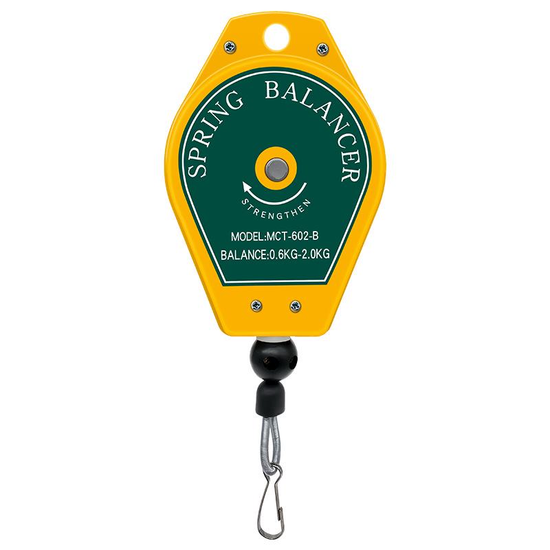 Electric Screwdriver Balancer & Puller with Spring Retractable Lanyard and Lifting Hook