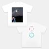 2026 New Heavy Cotton Oversized Tee Abstract Geometric DTF Print Couple Matching Top