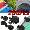 200Pcs Shade Cloth Clips Plastic Sunblock Shading Net Fixer Clips for Garden Greenhouse Backyard Sun Shade Cloth Lock