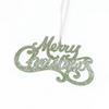 Glitter Christmas Merry Letter Sign Dazzling Xmas Tree Hanging Ornament  Wreath