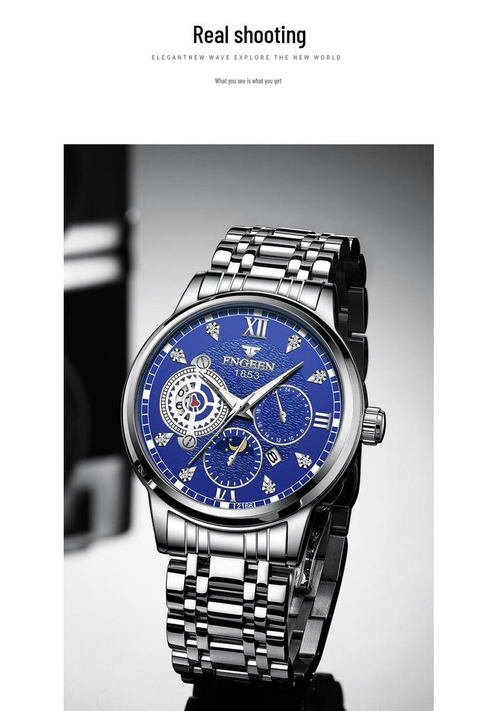 Orologio Sportivo Meccanico Impermeabile alla Moda da Uomo Fen Zun