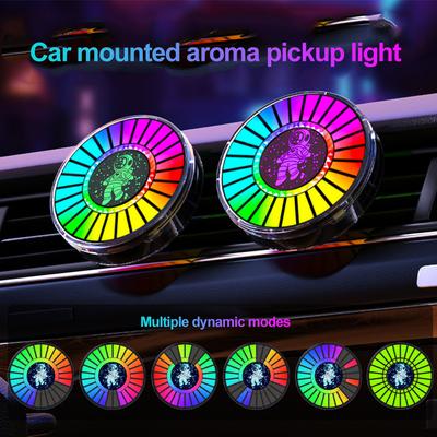 Smarter LED Auto Lufterfrischer - App-gesteuerter Aromatherapie-Diffusor mit 256-Farben-Musikvisualisierer